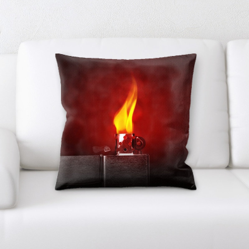 Larsen Microsuede Reversible Throw Pillow