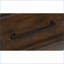 Table de chevet transitionnelle 3 tiroirs brun