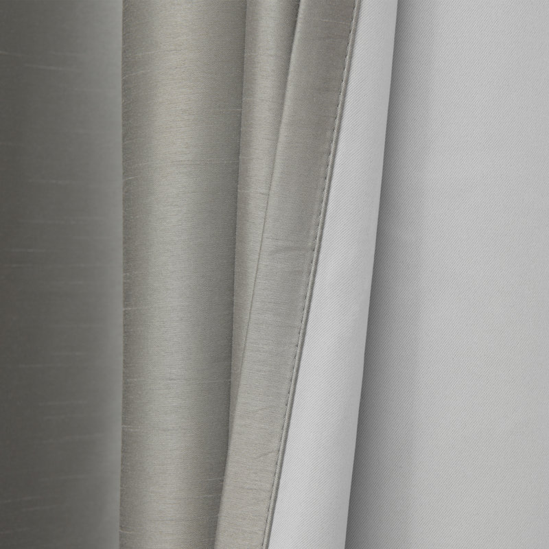 Julianni Blackout Curtain Pair, Gray, 52" W x  84" H
