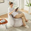 Chaise d'appoint pivotante 29,33 po rembourrée à accoudoirs inclinés, ensemble de 2-132942431