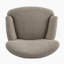 Fauteuil club rembourré Gerald Boucle-1465030167