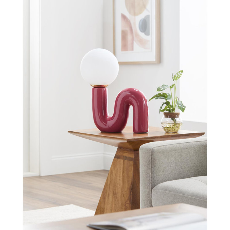Lampe de table Luccia, Rose