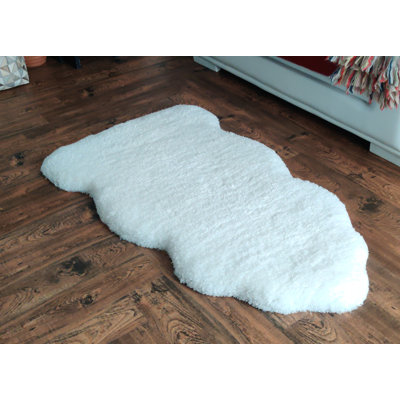 Tapis blanc touffeté à la main Emigsville