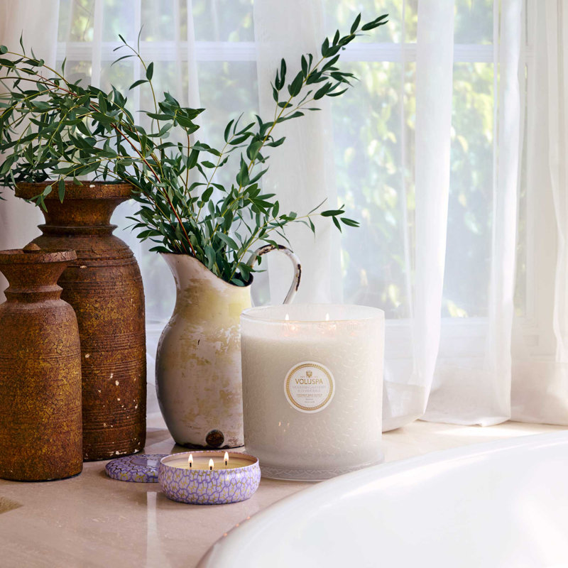 Mountain Lavender & Chamomile Boxed Luxe Candle, 14"L x 11"W 