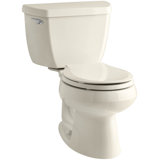 Wellworth® 1.28 GPF Water Efficient Round Two-Piece toilet (Seat Not Included)
