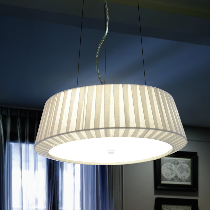 Howard Fabric Flush Mount, Beige