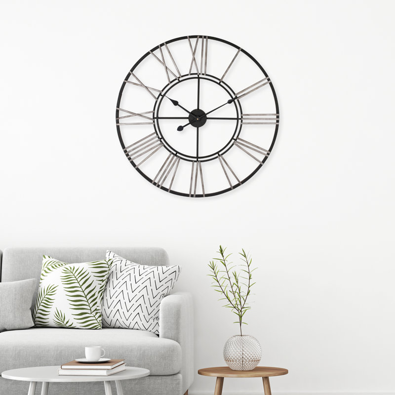 Estiben Metal Analog Wall Clock