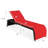 Luciana Outdoor Wicker Chaise Lounge , Cushion Included-1511338673