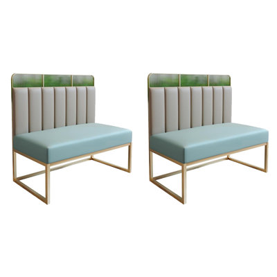 Banc rembourré en similicuir haut de gamme