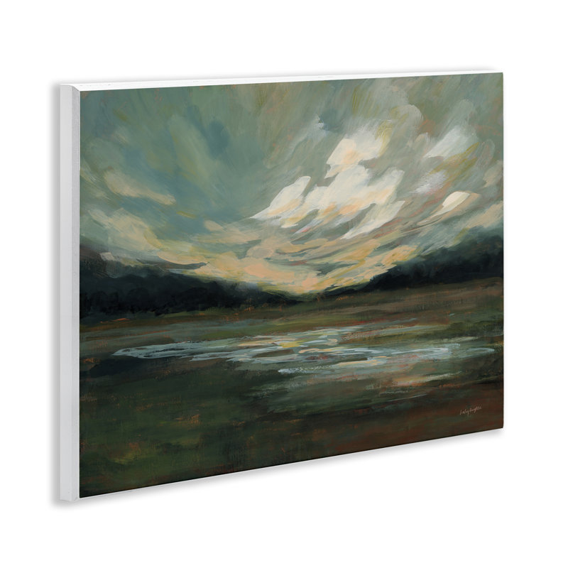 «Billowing Clouds Landscape» par Haley Knighten
