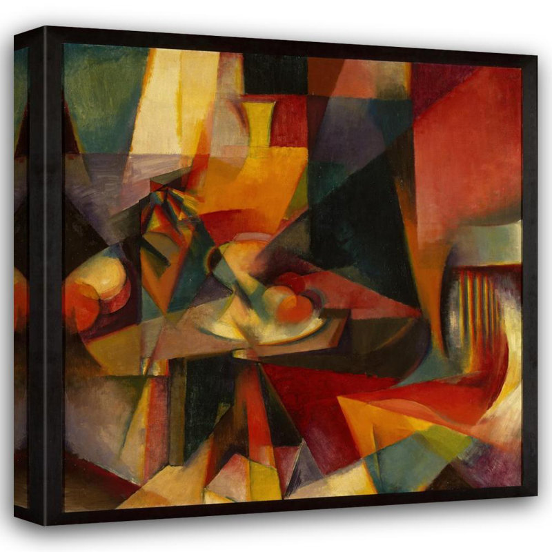 «Synchromy No. 3» par Stanton Macdonald-Wright - Art mural sur toile tendue avec châssis, H 24 po x l 17 po