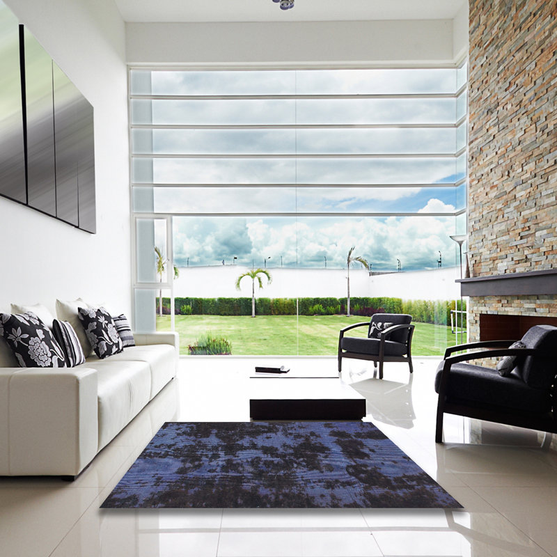 Abstract Indoor Rug, Square 8'
