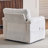 Comfortable Plush Corduroy Swivel Armchair for Various Rooms-682755034