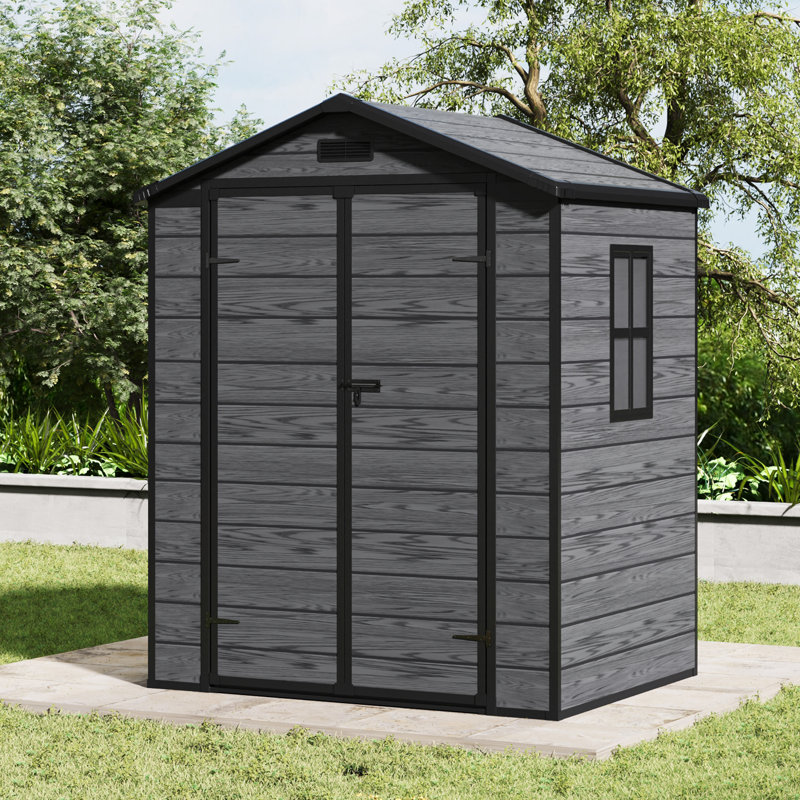 6 x 4.4 FT Outdoor Storage Shed