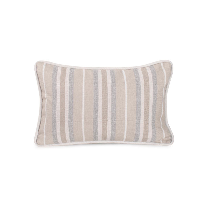 Coussin intérieur / extérieur Dune, Sable, H 14 po x l 22 po, Rectangulaire