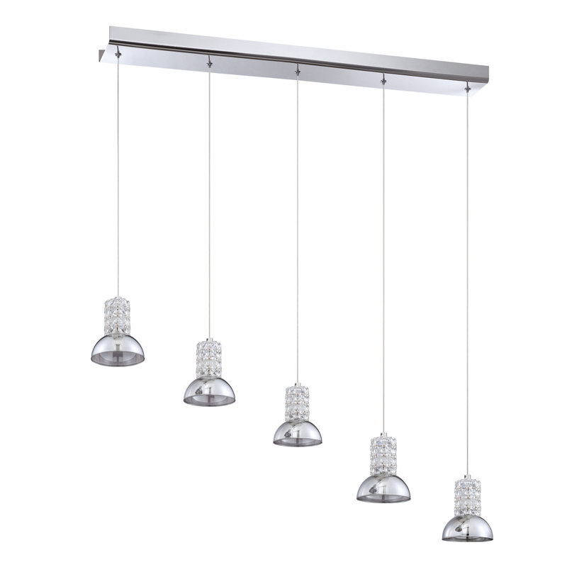 Luminaire suspendu dôme 5 lumières grappe Millenium