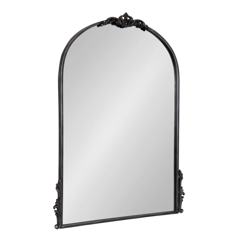 Christany Metal Mirror, Black, 32.5" x 24.5"