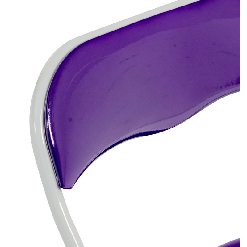 The Padded Folding Chair, Metal Frame Space-Saving Seat for Office, Dining & Kitchen