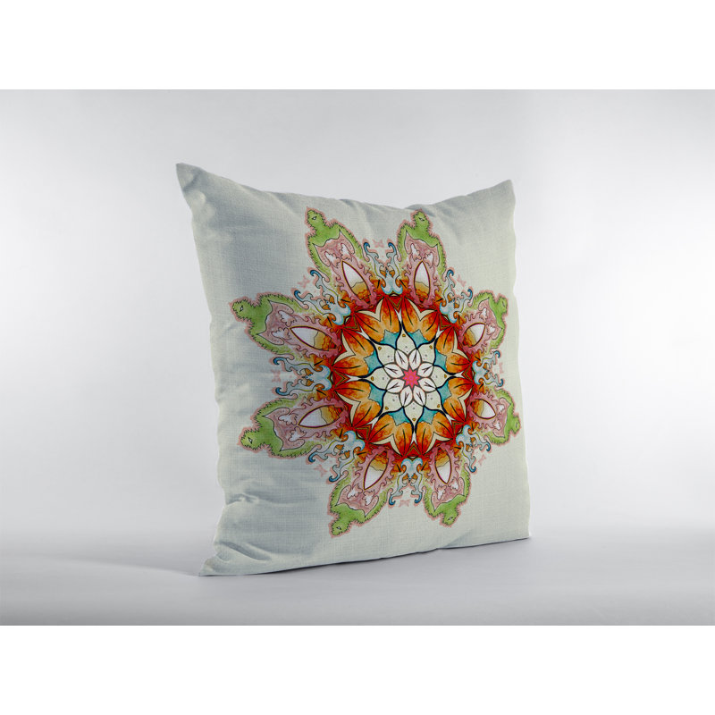 Abstract Faux Suede Reversible Throw Pillow, 20" x 20"