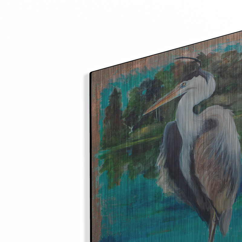«Marsh Heron» par Stellar Design Studio, H 16 po x l 12 po