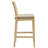 Ovard Wood And Rattan Counter Stool