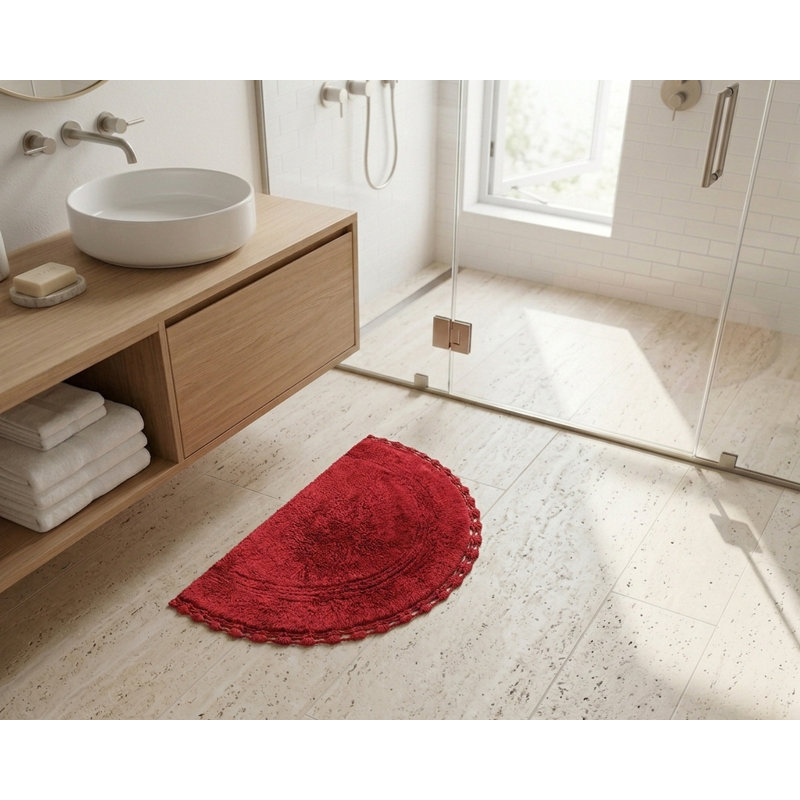 Tapis pour salle de bain Sasuke, Rouge