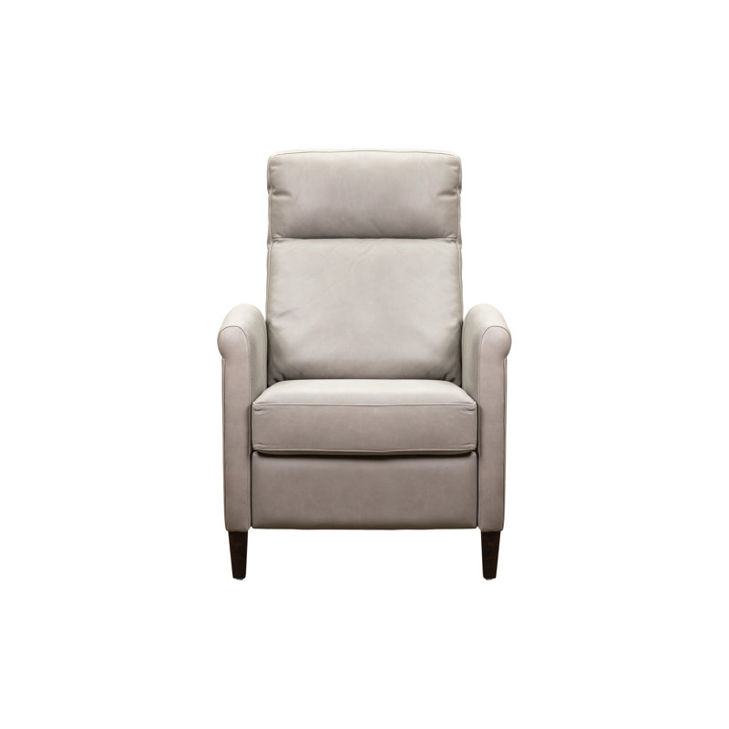 Fauteuil inclinable en cuir Jumar, Gris