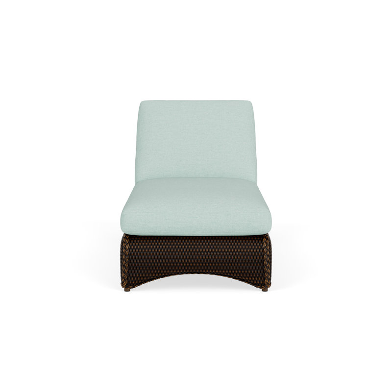 Loom Outdoor Chaise Lounge, Mink, Demo Mist