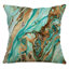 Marble Abstract Cool   Reversible Throw Pillow