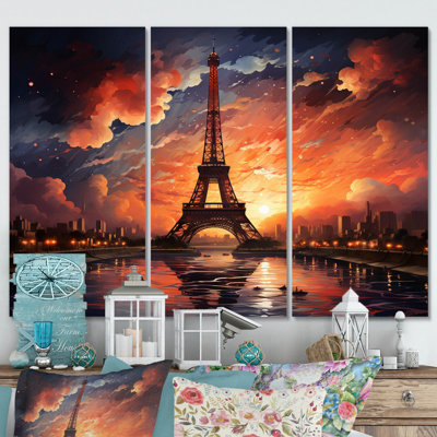 Loiret - City Paris, ensemble de reproductions d'art mural