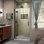 Porte de douche à charnière sans cadre L 34 po x H 72 po Dreamline Unidoor-X