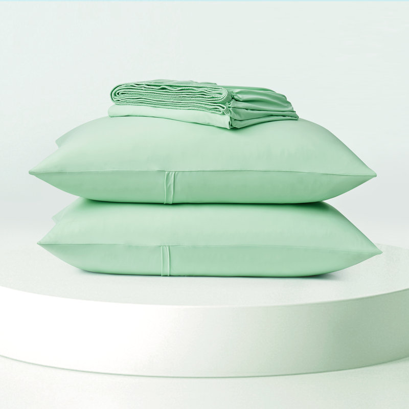 Nylon Knitted Fitted Sheet, Green