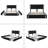 Upholstered Standard Bed with Drawers-2107371052