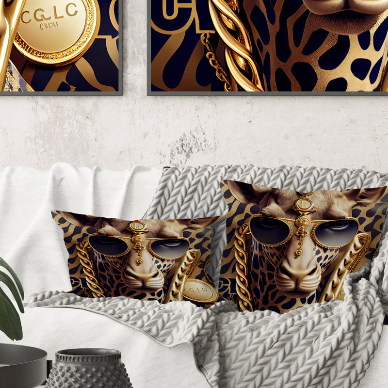 Coussin Celebrity Fashion Giraffe I - Fashion
