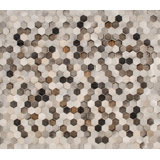 Angulo Cowhide Geometric Area Rug