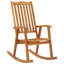 Chaise berçante pour l'extérieur en bois massif-671750468