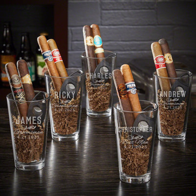 Ensemble de verres à cigare et à bière 16 oz - Groommen