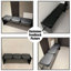 Banc rembourré noir