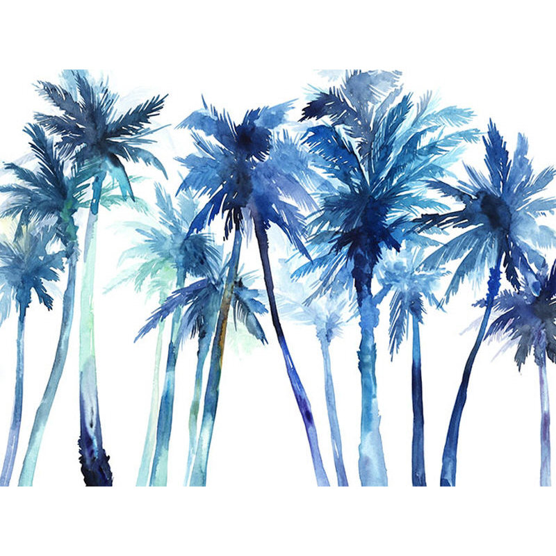 Palm Tree Garden Painting by Guseul Park, Plexi, 30" H x 40" W x 1.5" D