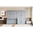 Gray Queen Bed With Elegant Aesthetic And Practical Function Size Functional Design Space Optimization