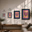 Bold Leopard Pop Art - Framed Print-556981546-556981548