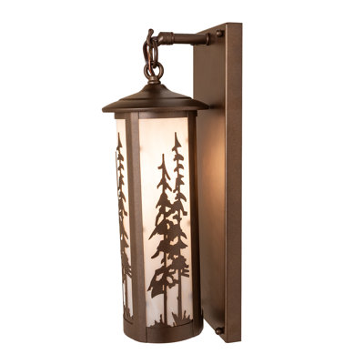 5" Wide Fulton Tall Pines Wall Sconce