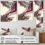«Celebration In Raspberry Blush II», reproduction sur toile-31909671-31909679
