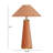 Graham Terracotta Velvet Table Lamp-113696745-113696740