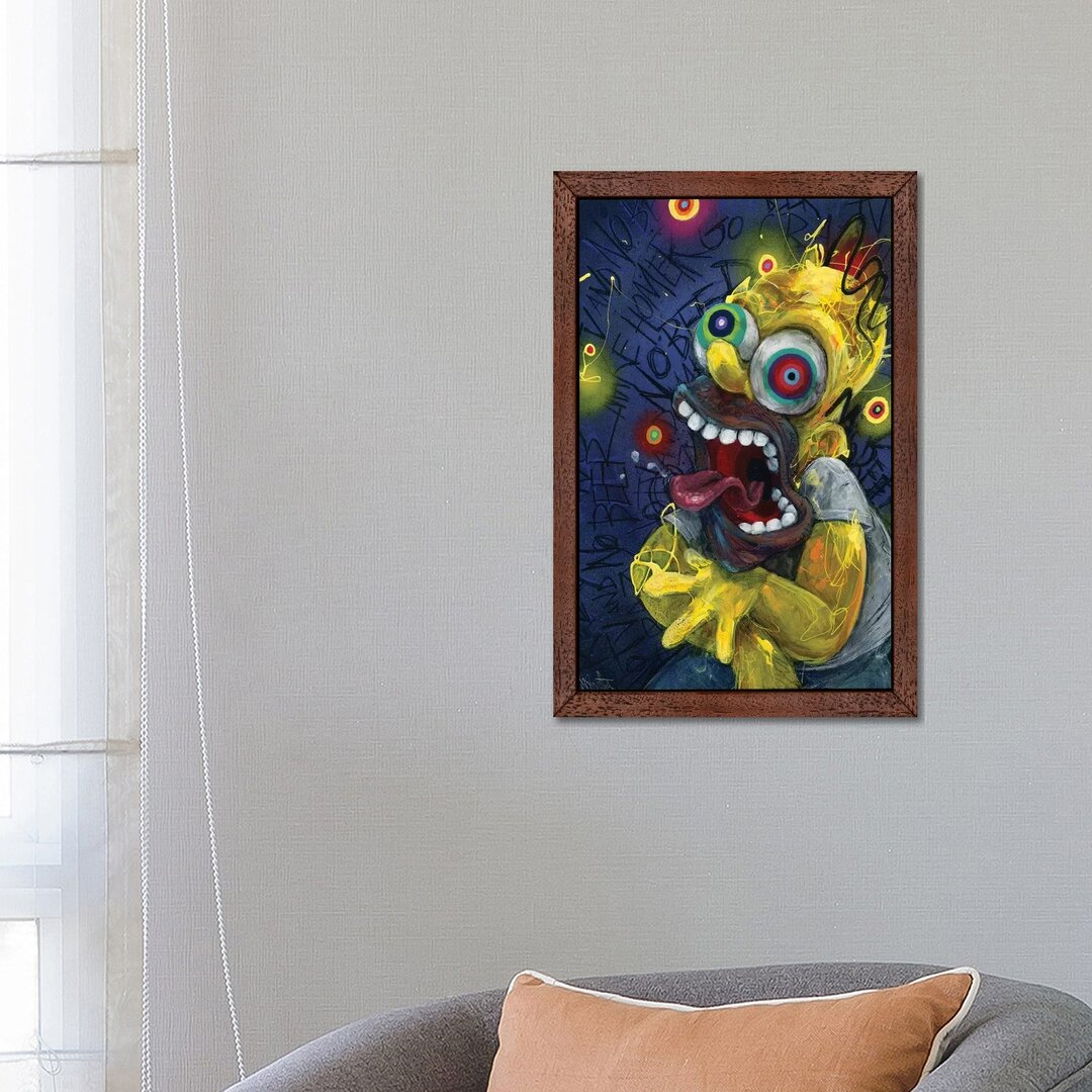 Leinwandbild Homer von Black Ink Art