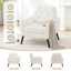 Accent Chair with Button-Tufted Back-738045330