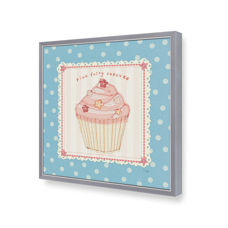 «Lil Cupcakes III» par Pela Studio, reproduction d'art, 30 W x 30 H, Silver, Framed Print