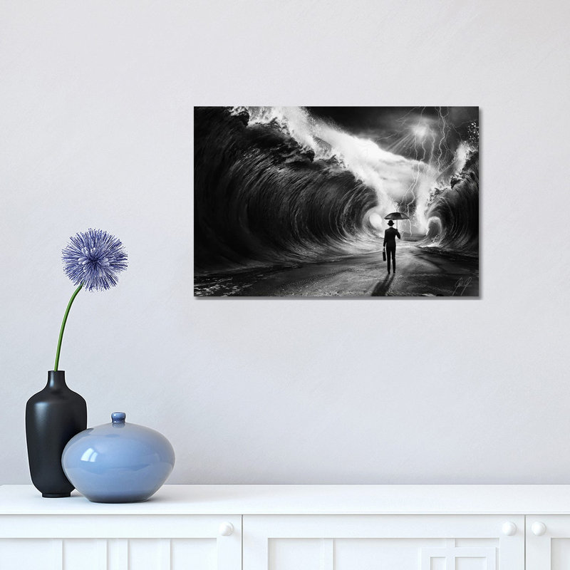 Modern Moses I by Kathrin Federer - Print on Canvas, 30.48 cm H x 45.72 cm W, Wrapped Canvas