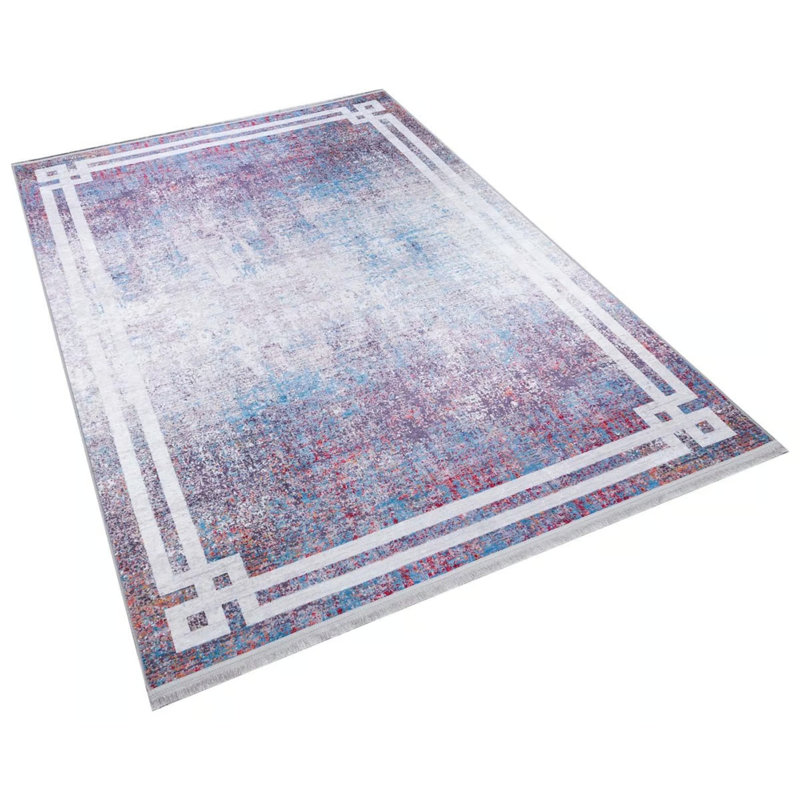 Tapis gris lavable Arica, Rectangle 3 pi 3 po x 6 pi 7 po