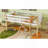 Solid Wooden, Rubber Wooden Twin Loft Bed With Ladder, Bed Platform Of Strengthened Slats,Natural-White-920395558-920395578
